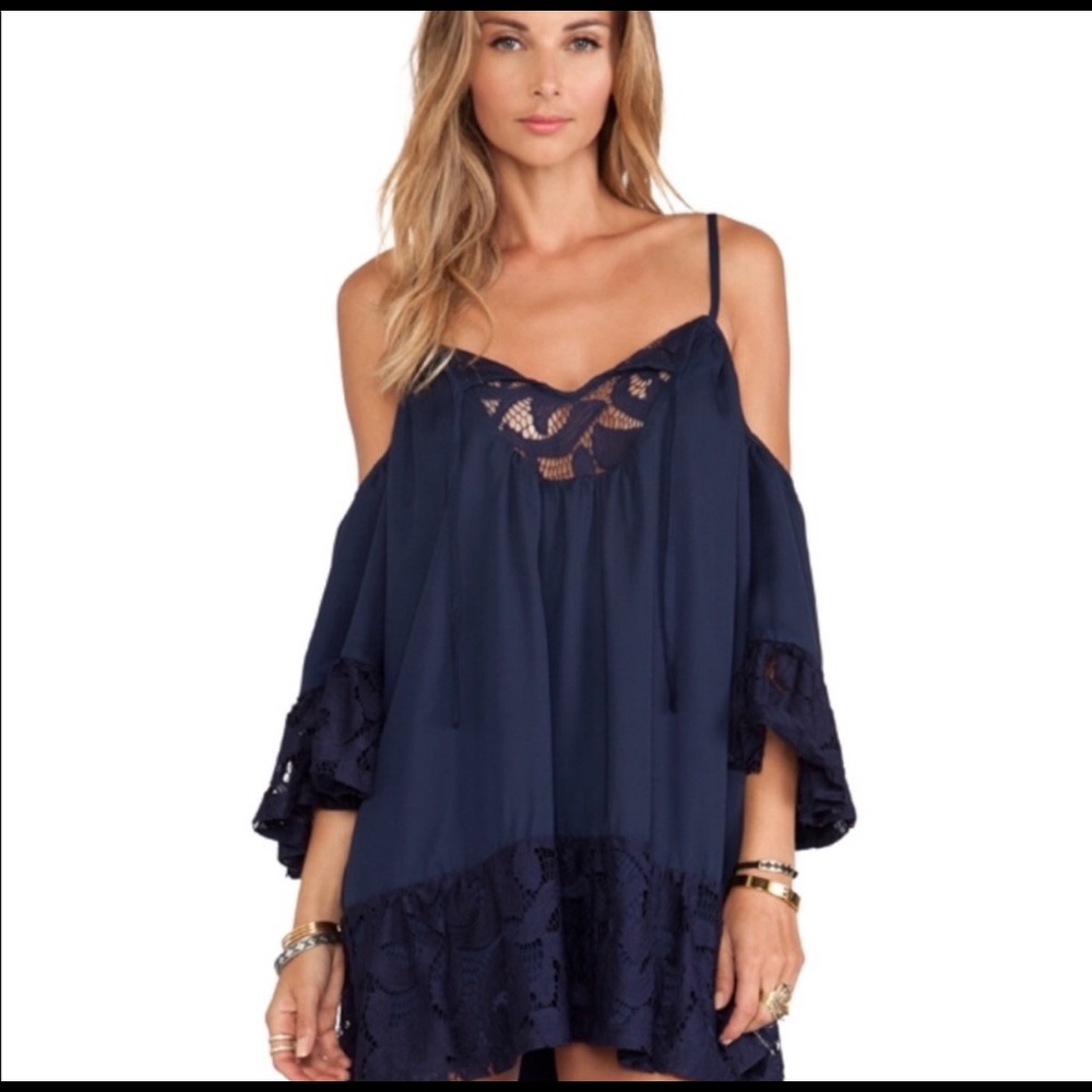 Tularosa Hattie Navy Dress